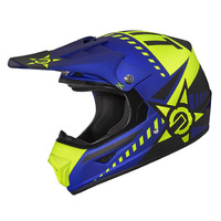 M2R XYouth Chaser PC-2F Blue Youth Helmet