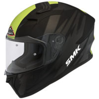 SMK Stellar Helmet Trek Matte Black/Grey/Yellow