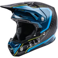 FLY Formula Carbon Axon Black/Blue/Hi-Vis Helmet
