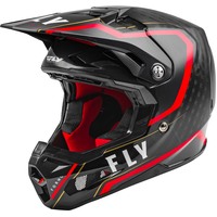 FLY Racing Formula Carbon Helmet Axon Black/Red/Khaki
