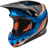 FLY Racing Formula CC Youth Helmet Driver Blue/Orange/Black