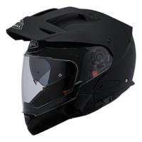 SMK Hybrid Evo Matte Black Helmet