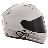 6D ATS-1R Solid Gloss Silver Helmet