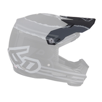 6D Replacement Peak for ATR-2Y Youth Helmet Danger Boy Black/Grey