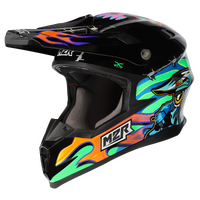 M2R X4.5 TDUB Insight PC-10 Gloss Black/Multi Helmet