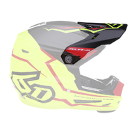 6D Helmets Replacement Peak for ATR-2Y Youth Helmet Element Yellow