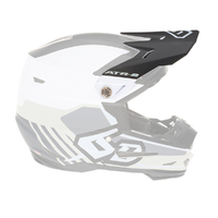 6D Helmets Replacement Peak for ATR-2Y Youth Helmet Target White