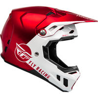 FLY 2023 Formula CC Centrum Metallic Red/White Helmet