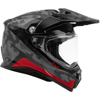FLY 2023 Trekker Pulse Black Camo/Red Helmet