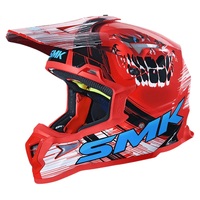 SMK Allterra Smiley Red/White/Blue Helmet