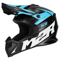 M2R X2 Charger PC-2F Matte Blue Helmet