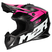 M2R X2 Charger PC-7F Matte Pink Helmet