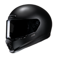 HJC V10 Solid Semi Flat Black Helmet