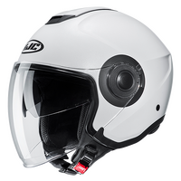 HJC I40N Semi Flat Pearl White Helmet