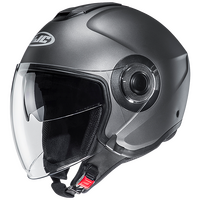 HJC I40N Semi Flat Titanium Helmet