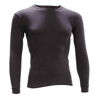 DriRider Thermal Black Merino Wool Shirt