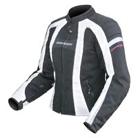 DriRider Airstream Black/White Womens Textile Jacket