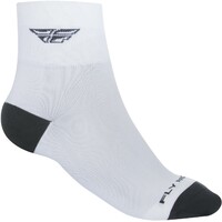 FLY Racing Shorty Socks White/Black