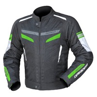DriRider Air-Ride 5 Black/Green Textile Jacket