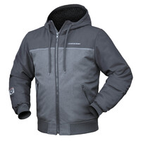 DriRider Legion Grey/Black Textile Hoodie Jacket