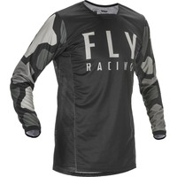 FLY Racing 2021 Kinetic K221 Jersey Black/Grey