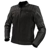 Argon Recoil Black Perforated Leather Jacket