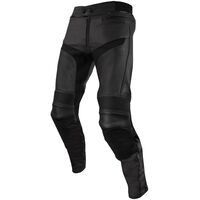 Argon Calibre Black Perforated Leather Pants