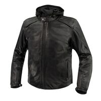 Argon Realm Vintage Black Leather Jacket