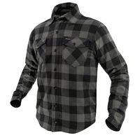 Argon Hatchet Black/Grey Womens Flanno Textile Jacket