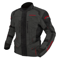 DriRider Compass 4 Grey/Black/Red Textile Jacket