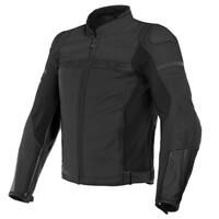 Dainese Agile Matte Black/Matte Black/Matte Black Perforated Leather Jacket
