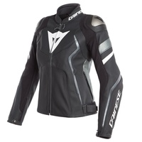 Dainese Avro 4 Lady Matte Black/Anthracite/White Womens Leather Jacket