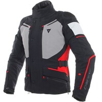 Dainese Carve Master 2 Gore-Tex Black/Frost Grey/Red Textile Jacket