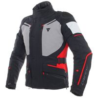 Dainese Carve Master 2 Lady Gore-Tex Black/Frost Grey/Red Womens Textile Jacket
