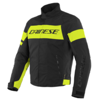 Dainese Saetta D-Dry Black/Fluro Yellow/Black Textile Jacket