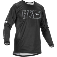 FLY Racing 2022 Kinetic Jersey Fuel Black/White