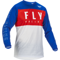 FLY Racing 2022 F-16 Youth Jersey Red/White/Blue