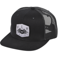 FLY Racing Freedom Trucker Youth Hat Black