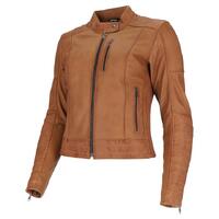 Argon Angel Tan Leather Womens Jacket