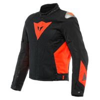 Dainese Energyca Air Tex Black/Fluro Red Textile Jacket