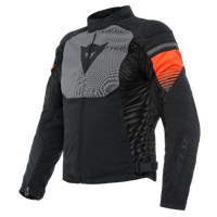 Dainese Air Fast Tex Black/Gray/Fluro Red Textile Jacket