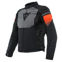 Dainese Air Fast Tex Black/Gray/Fluro Red Textile Jacket