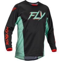 FLY 2023 Special Edition Kinetic Rave Black/Mint/Red Jersey
