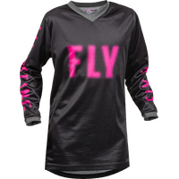 FLY 2023 F-16 Black/Pink Youth Jersey