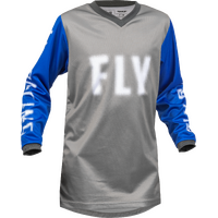 FLY 2023 F-16 Grey/Blue Youth Jersey