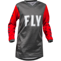 FLY 2023 F-16 Grey/Red Youth Jersey