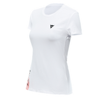 Dainese Logo White/Black Womens T-Shirt