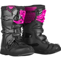 FLY Racing Maverik Youth Boots Pink/Black