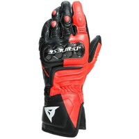 Dainese Carbon 3 Long Black/Fluro Red/White Gloves