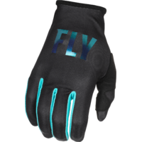 FLY Racing 2022 Lite Womens Gloves Black/Aqua